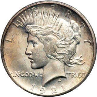 1921 Peace Dollar * Almost Uncirculated And Lustrous * Choice Key Date: Everything Else