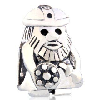Soufeel 925 Sterling Silver Knight With Sword European Charms Fit Pandora Bracelets: Jewelry