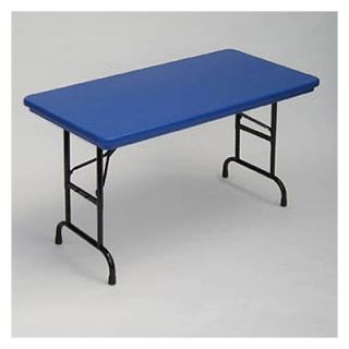 Correll, Inc. 72 Rectangular Folding Table RAXXXX XX Color: Blue