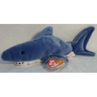 Crunch the Shark Beanie Baby (Retired): Toys & Games