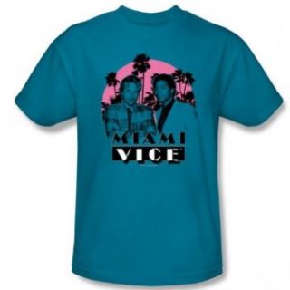 Miami Vice Unisex Don't Do Anything Stupid T Shirt: Clothing