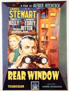 Alfred Hitchcock   Rear Window Classic Italian Huge Film PAPER POSTER measures approximately 100x70 cm Greatest Films Collection Directed by Alfred Hitchcock. Starring James Stewart, Grace Kelly, Thelma Ritter.   Prints