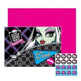 Toy / Game Monster High School Invitations Party Accessory   High Postcard Invites ( Approximately 5.5" x 4" ): Toys & Games