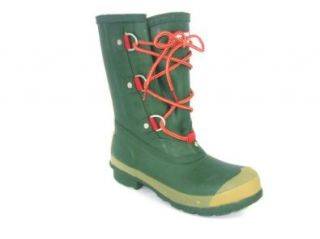 Hunter Women's Sascha Rain Boots Green Size 6: Shoes