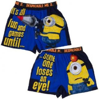 Despicable Me 2 All Fun n Games Boxer Shorts (Mens SMALL) Clothing