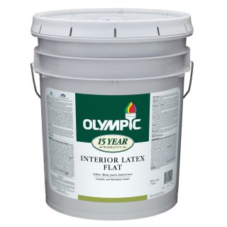 Olympic 5 Gallon Interior Ceiling Ceiling White Latex Base Paint
