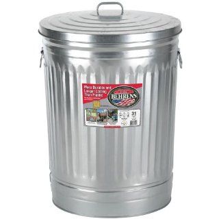 Behrens 1270 31 Gallon Trash Can with Lid : Lidded Home Storage Bins : Patio, Lawn & Garden