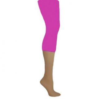 Luxury Divas Fuchsia Hot Pink Below The Knee Footless Tights at  Womens Clothing store