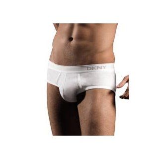 DKNY Classic Cotton Brief Underwear (XL White) at  Mens Clothing store Boxer Briefs