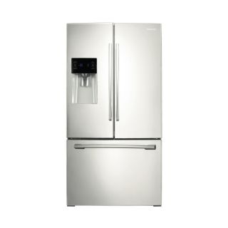 Samsung 25.6 cu ft French Door Refrigerator with Dual Ice Maker (White) ENERGY STAR