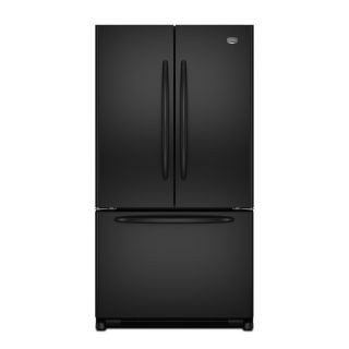 Maytag 24.8 cu ft French Door Refrigerator with Single Ice Maker (Black) ENERGY STAR