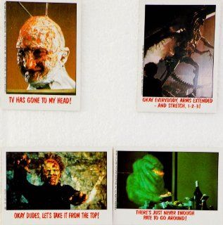 1988   Topps Chewing Gum   Did It Ever Happen?   4 Collectible Trading Cards   Nightmare on Elm Street III / Aliens / Day of the Dead / Ghostbusters   Out of Production   Rare   Collectible  Other Products  