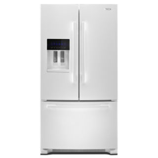 Whirlpool Gold 25.6 cu ft French Door Refrigerator with Single Ice Maker (White) ENERGY STAR