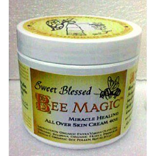 Medicine Mama's Apothecary Sweet Blessed Bee Magic Cream, 4 Ounce : Therapeutic Skin Care Products : Beauty