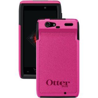 OtterBox Commuter Series Case for Motorola Droid RAZR   Does not fit Razr Maxx and Razr HD series  Retail Packaging   Black/Pink Cell Phones & Accessories