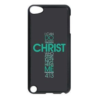 Michael Doing I Can Do All Things Through Christ Who Strengthens Me   Bible Quote iPhone Case   Cross Iphone WWE 2012 Wrestling Champion The Legend Killer Orton DIY Best Durable Case IPod Touch 5 For Custom Design: Cell Phones & Accessories