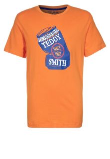 Teddy Smith   TOLORY MC   Print T shirt   orange