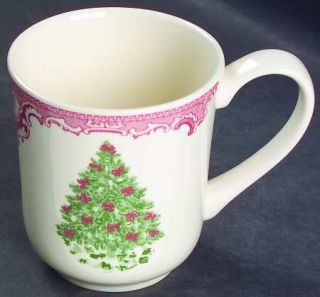Johnson Brothers Old Britain Castles Pink Christmas (Eng) Mug, Fine China Dinner