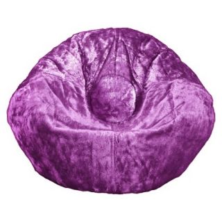 Bean Bag Chair: Ace Bayou Chenille Bean Bag Chair   Ultra Violet