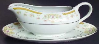 Signature Coronet Gravy Boat & Underplate (Relish), Fine China Dinnerware   Flor