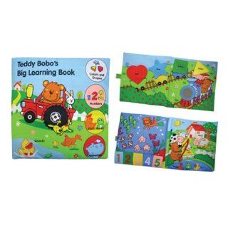 Edu Petit Teddy Bobo's Big Learning Book Developmental Toy : Baby Shape And Color Recognition Toys : Baby