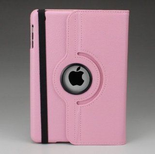 SANOXY� 360 Rotating PU Leather Case Cover Stand for Apple iPad Mini (Pink): Computers & Accessories
