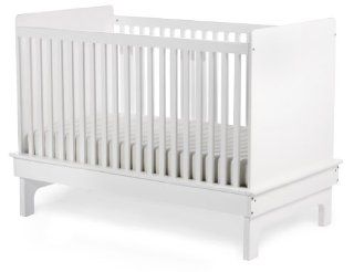 Argington Sahara Convertible Crib, White  Argington Bam Bassinet To Crib Set  Baby