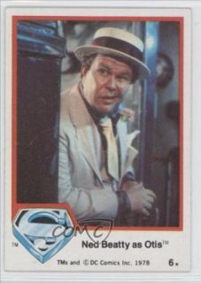 Ned Beatty as Otis (Trading Card) 1978 Superman The Movie #6: Entertainment Collectibles