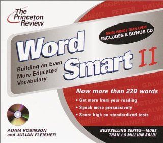 The Princeton Review Word Smart II CD: Building an Even More Educated Vocabulary (The Princeton Review on Audio) (9780609811085): Julian Fleisher, Adam Robinson: Books