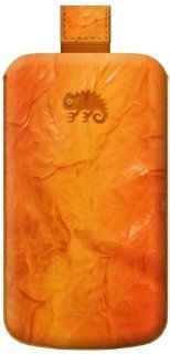 KATINKAS 2108046923 Special Effect Leather Case with Pull Tab for HTC One S   1 Pack   Retail Packaging   Orange: Cell Phones & Accessories