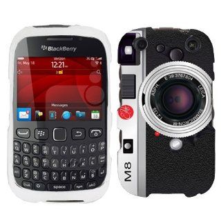 Blackberry Curve 9315 Vintage M8 Silver Camera Hard Case Phone Cover: Cell Phones & Accessories