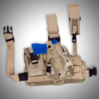 Airsoft Tactical Pistol Drop Leg Right Hand Gun Holster Down Thigh Leg Hunting : Airsoft Tactical Vests : Sports & Outdoors