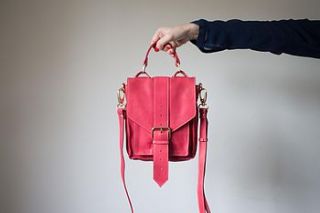 small leather satchel by betty & betts