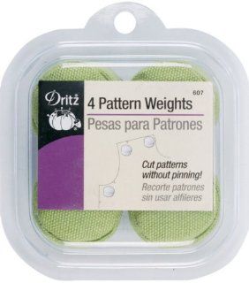 Dritz Fabric Pattern Weights One (4 pack) of Either Pink, Green or Purple ~ No Color Choice ~ Cut Patterns Without Pinning!