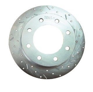 SSBC 23529AA3R Drilled Slotted Plated Rear Passenger Side Rotor for 1999 05 F450/550 except Exiter Ring (02 05): Automotive