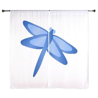 Blue Dragonfly 60 Curtains by Dragonflies13