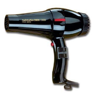 Twin Turbo Power 2800 Italian Professional Hair Blow Dryer, 1760 Watts with Extra Quiet Operation, 4 Temperature Settings with 2 Speeds and True Cold Shot Button, Features a Anti Overheating Device, Extra Wide Concentrator Nozzle, with Extra Long 9 Ft. Pow