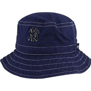 New Era New York Yankees Navy Blue Sierra Bucket Hat : Baseball And Softball Apparel : Sports & Outdoors