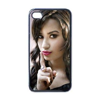 Demi Lovato Singer Cool iPhone 4 / iPhone 4s Black Designer Shell Hard Case Cover Protector Gift Idea: Cell Phones & Accessories