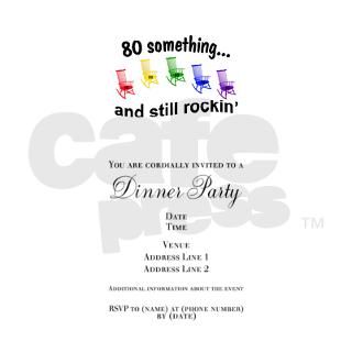 Rockin 80 Something Invitations by Admin_CP3927907