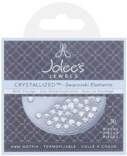 Jolee's Boutique Hot Fix Crystal, Crystal, 4mm