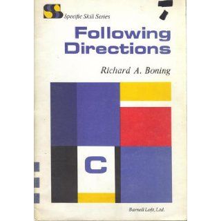 Following Directions (Specific Skills Series, Book C): Richard A. Boning: 9780848417147: Books