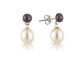 pearl on pearl drop earrings by argent of london