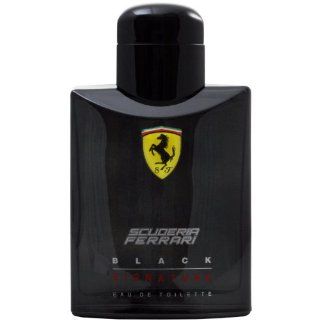 Ferrari Scuderia Black Signature Eau de Toilette Spray for Men, 4.2 Ounce : Colognes : Beauty