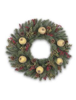 32" BH Vermont White Spruce Holiday Artificial Christmas Wreath   Christmas Decor