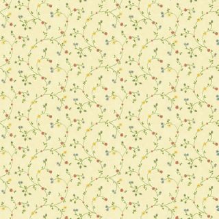 Brewster Home Fashions New Country Folk Floral Wallpaper