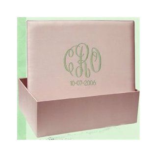 21" Personalized Silk Shantung Keepsake Box, Five Colors  Baby