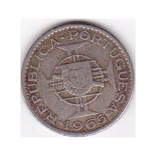 1965 Mozambique (Former Portugese Colony) 2.50 Escudos Coin: Everything Else