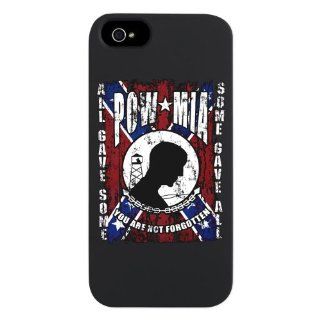 iPhone 5 or 5S Case Black POWMIA All Gave Some Some Gave All on Rebel Flag: Everything Else