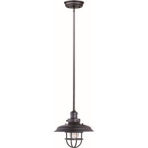 Maxim MAX 25051BZ Bronze Mini Hi Bay 1 Light Pendant